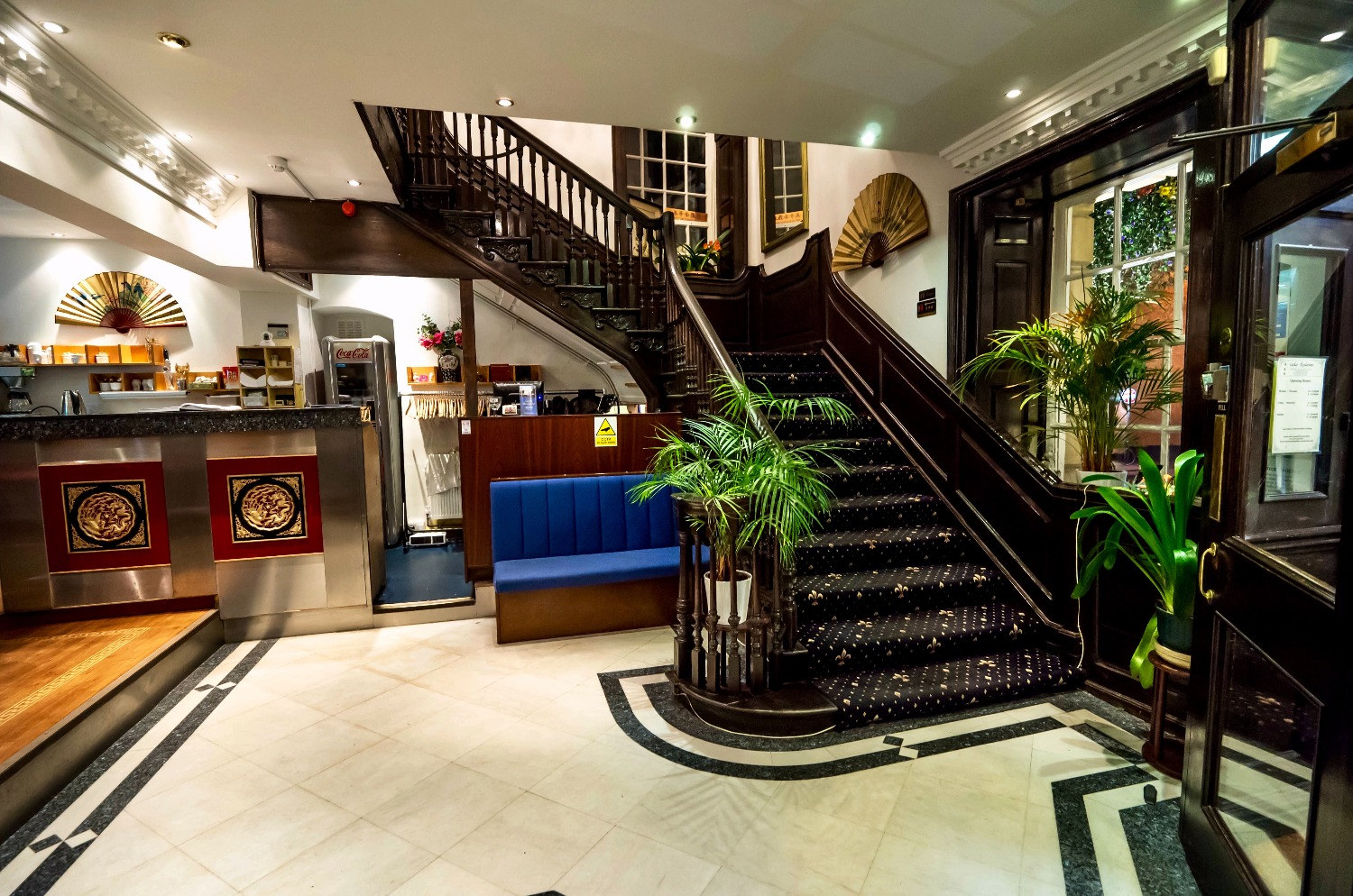 The grand staircase