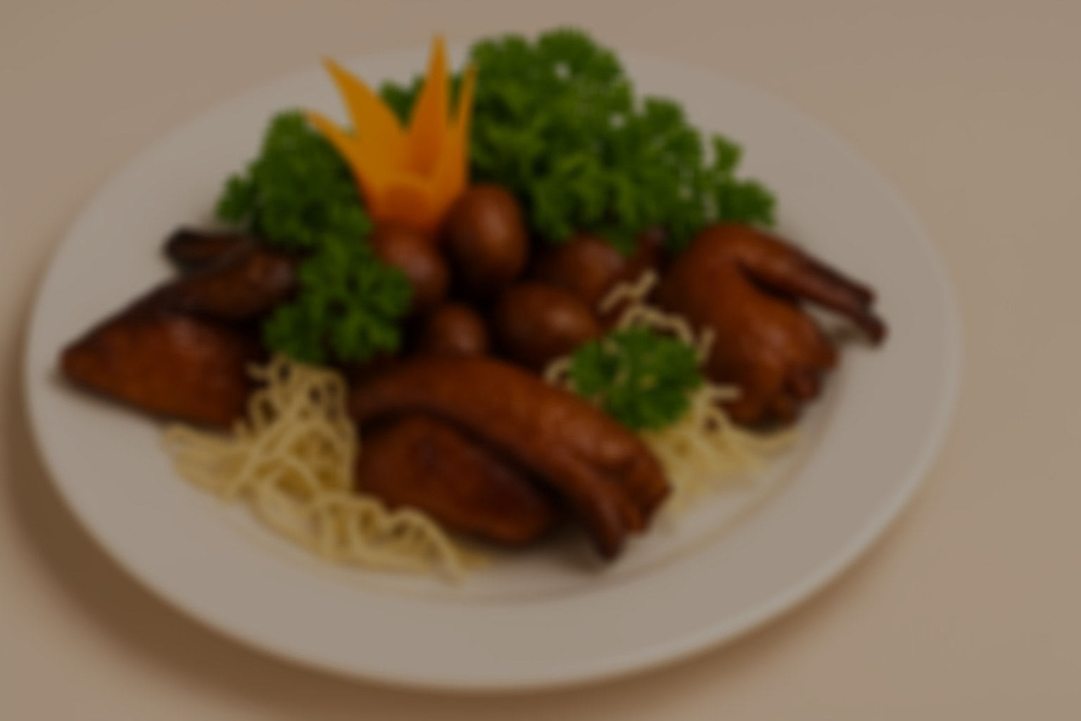 Roast duck with rice at Cathay Rendezvous