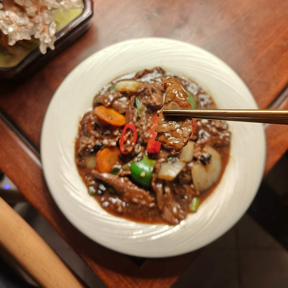 Beef in Black Bean Sauce