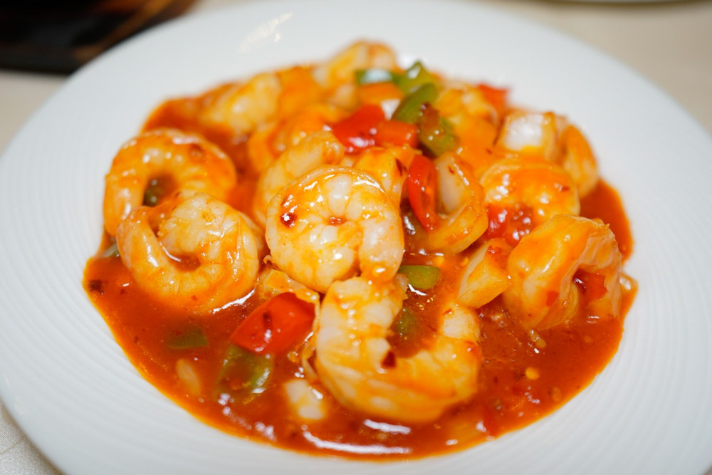 King Prawns Szechuan Style