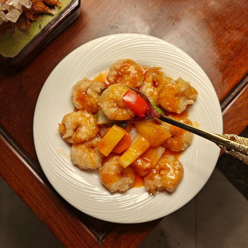 Sweet & Sour King Prawns